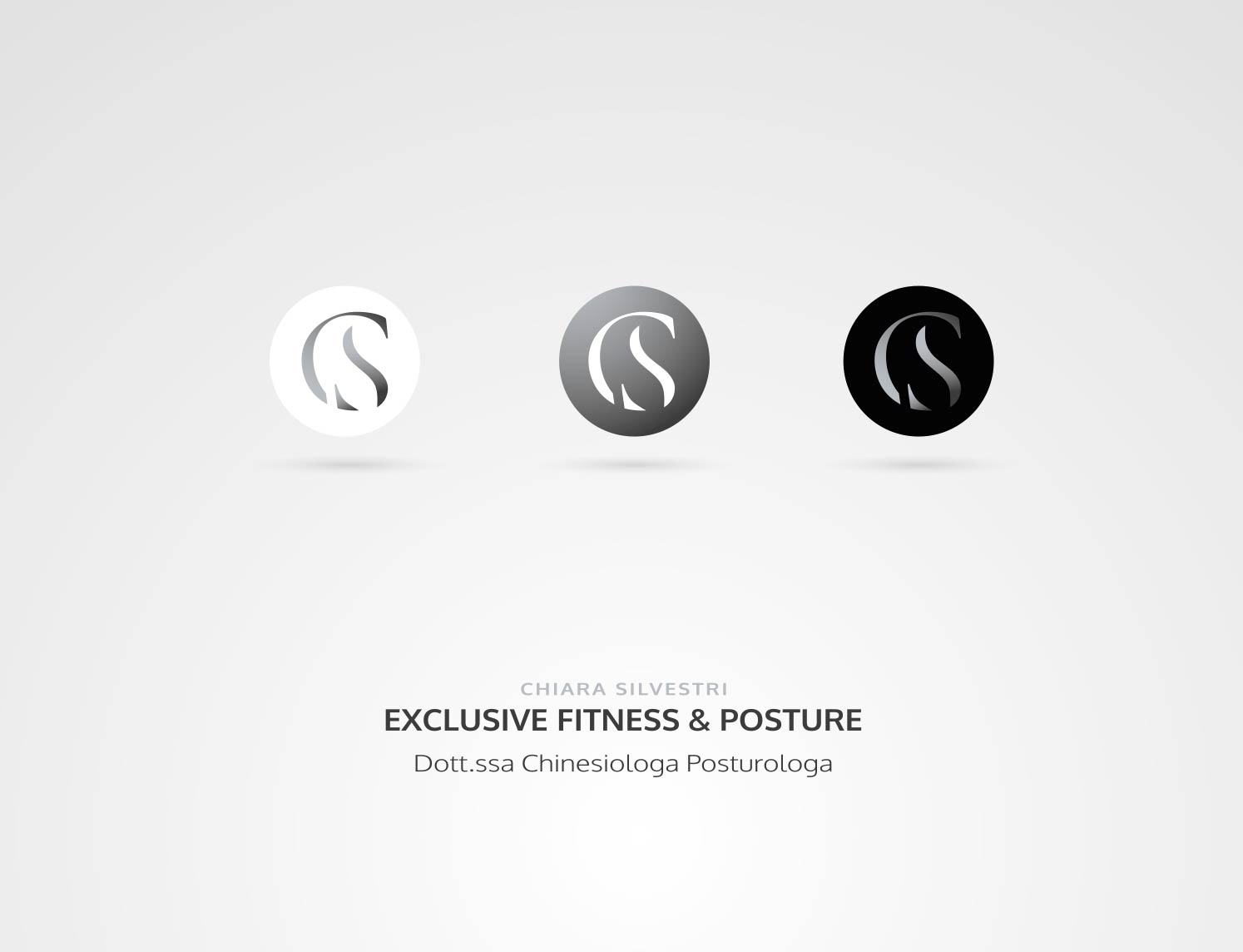 initial letters logo social icons