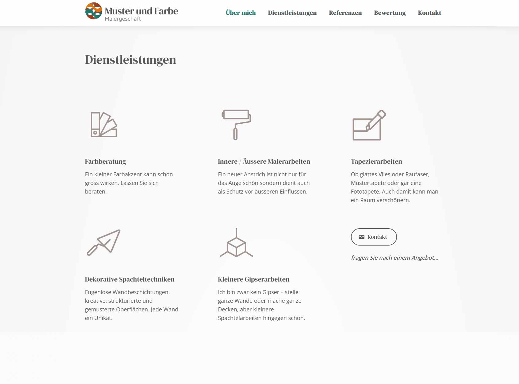 webdesign basilea impresa di pittura