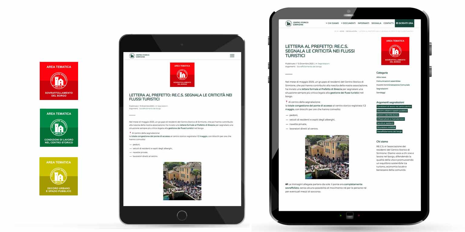 sviluppo sito web wordpress con blog professionale sirmione brescia lombardia