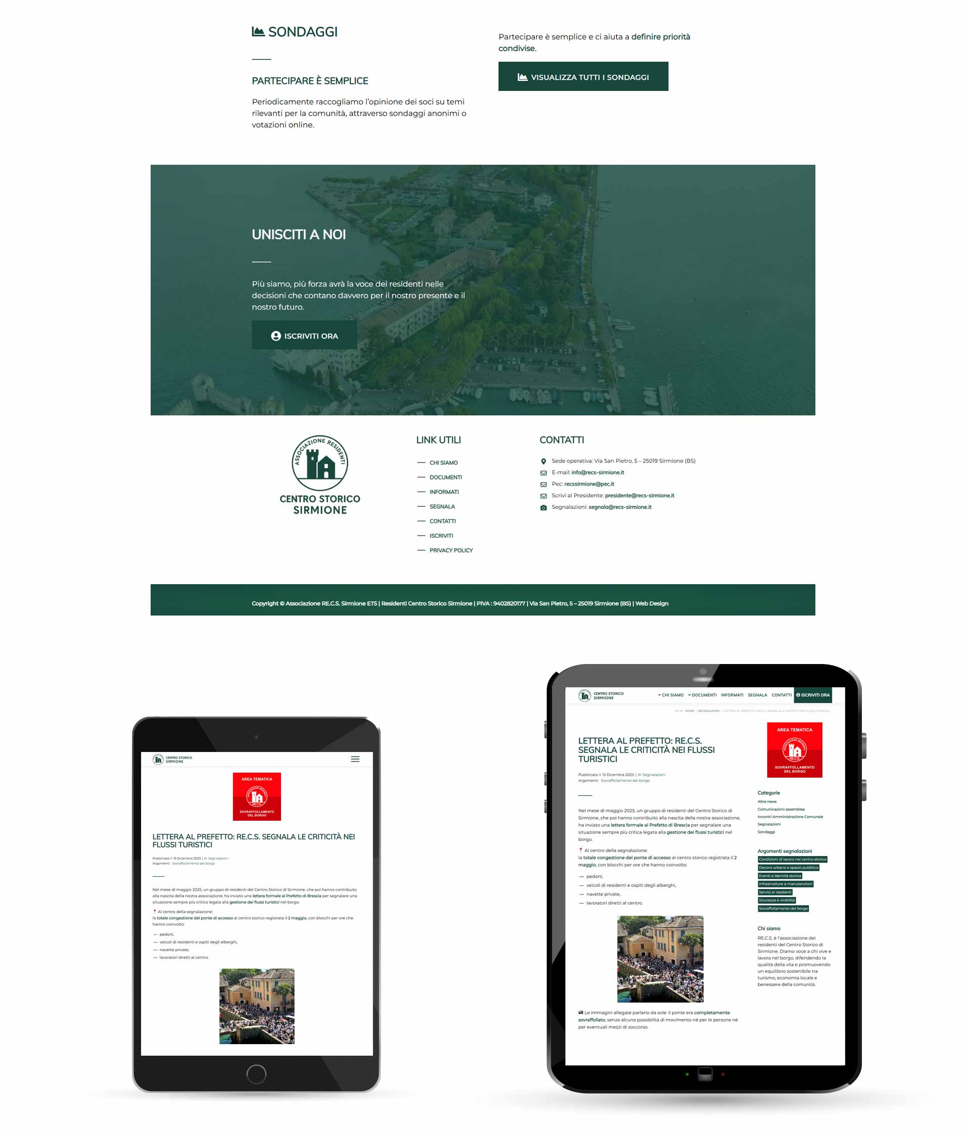sviluppo sito web wordpress con blog professionale sirmione brescia
