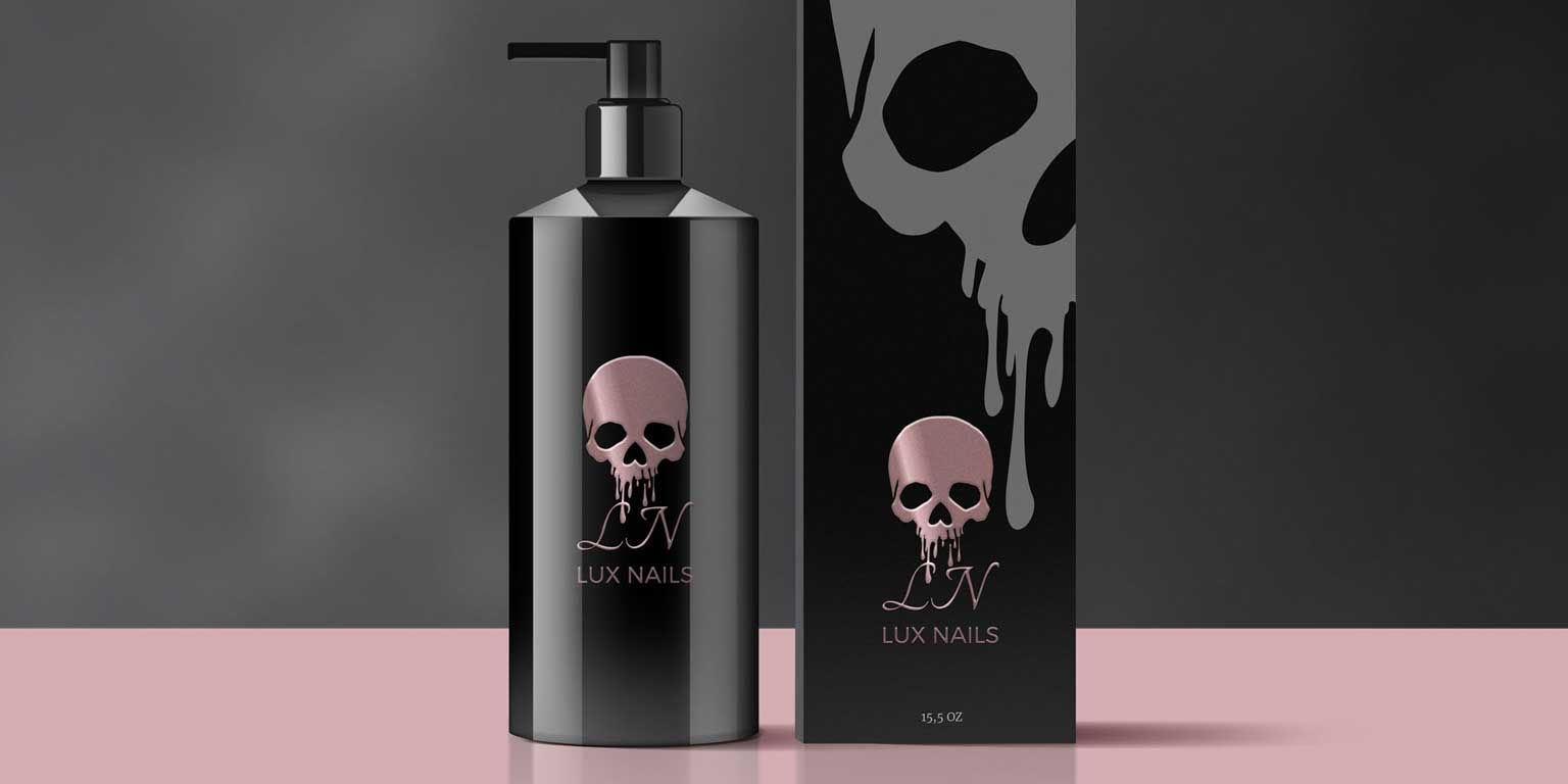 design logo prodotto cosmetico
