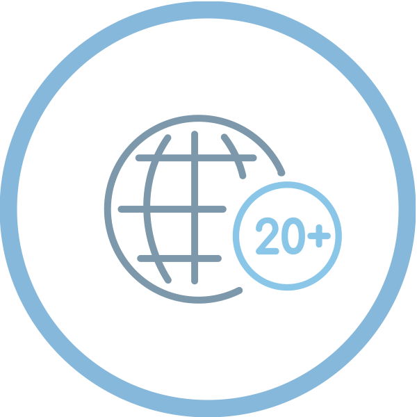 icon 20 countries plus experience logo designer and brand designer