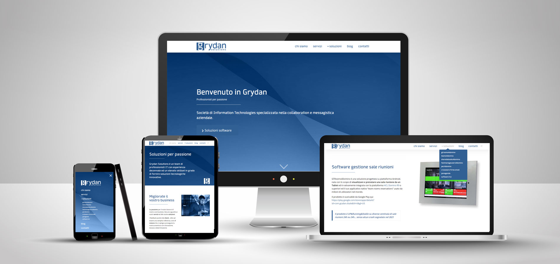 Sito web WordPress realizzato per azienda di software