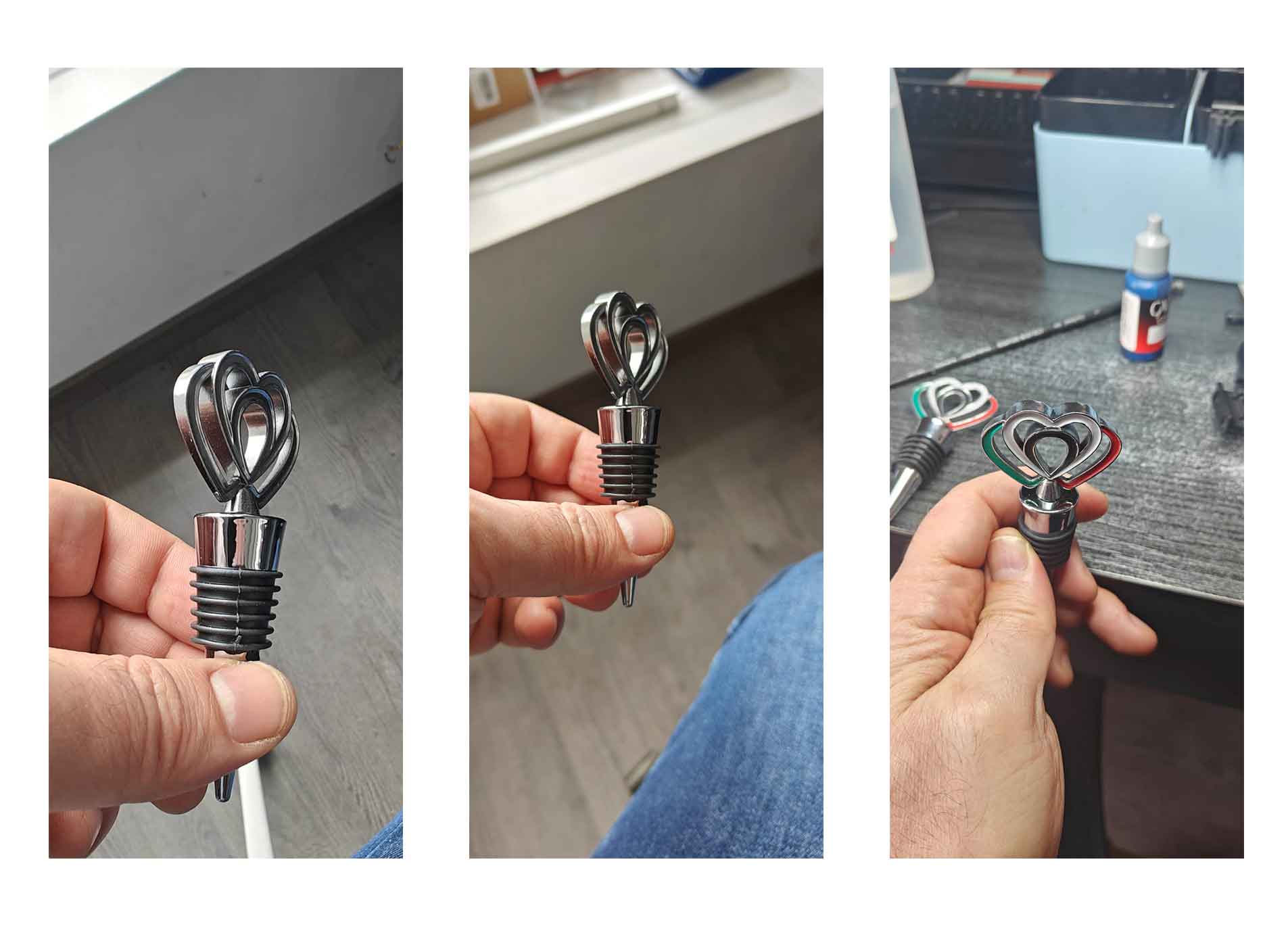 Baci ditalia 3d printed wine stopper logo design 3D