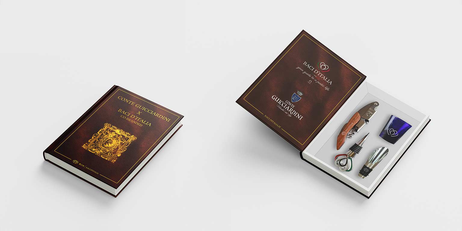 Baci ditalia3D preview wine gift box packaging design