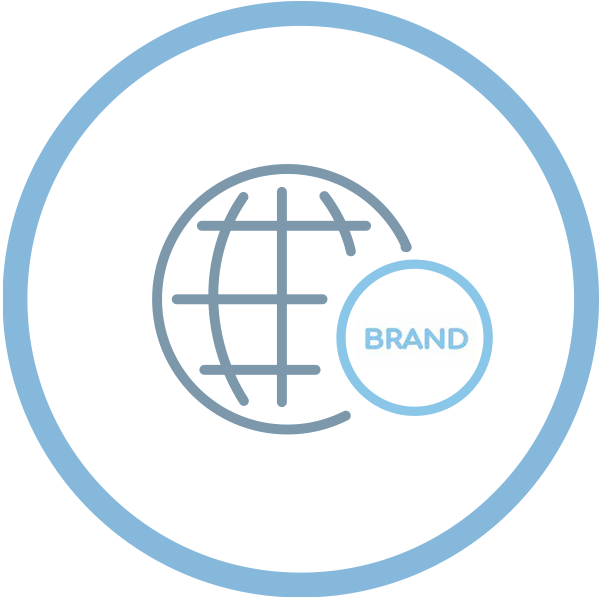 icon international brand identity design