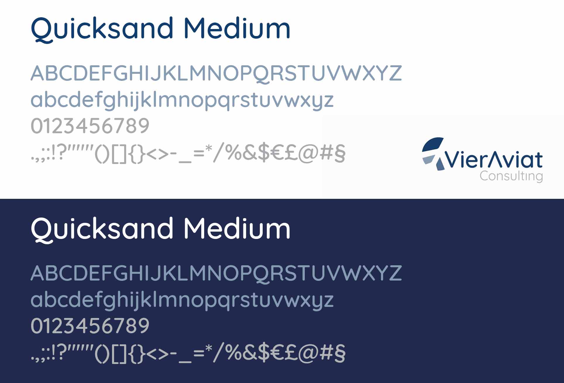 professional design logo typography quicksand font